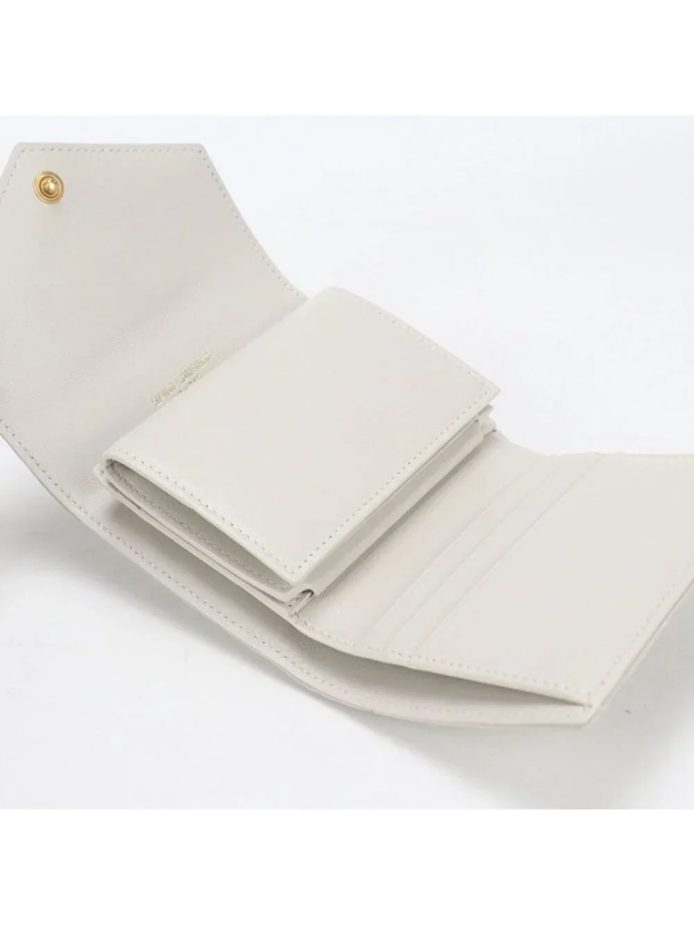 ★SOLD★ Saint Laurent Multi Fold Wallet Cassandra Trifold Leather - Picture 3 of 7